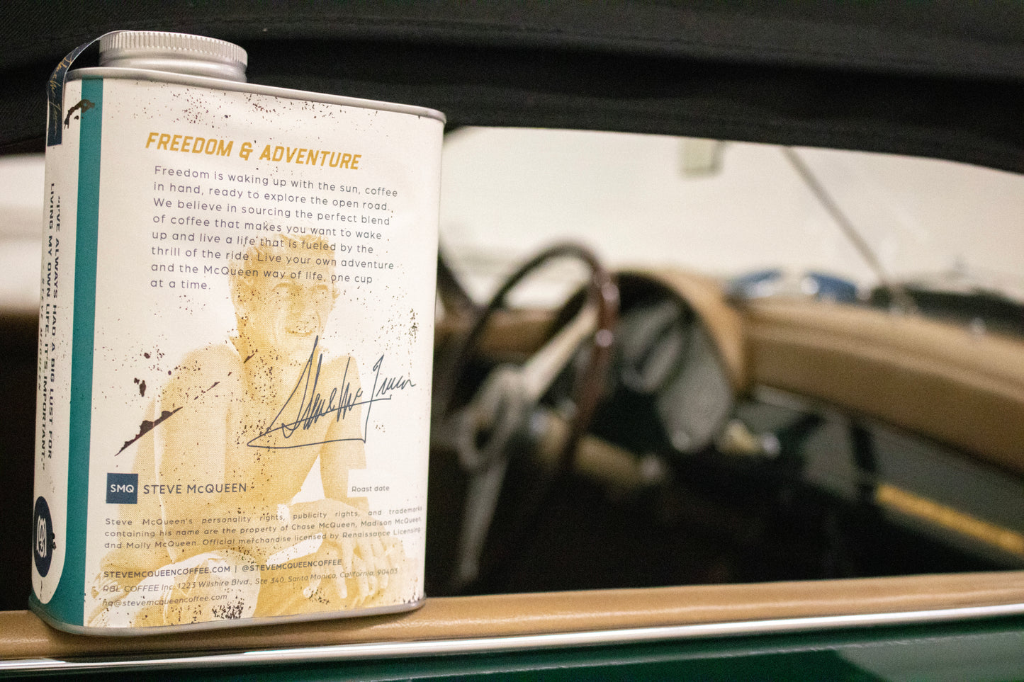 Steve McQueen Mild Blend Whole Bean Coffee