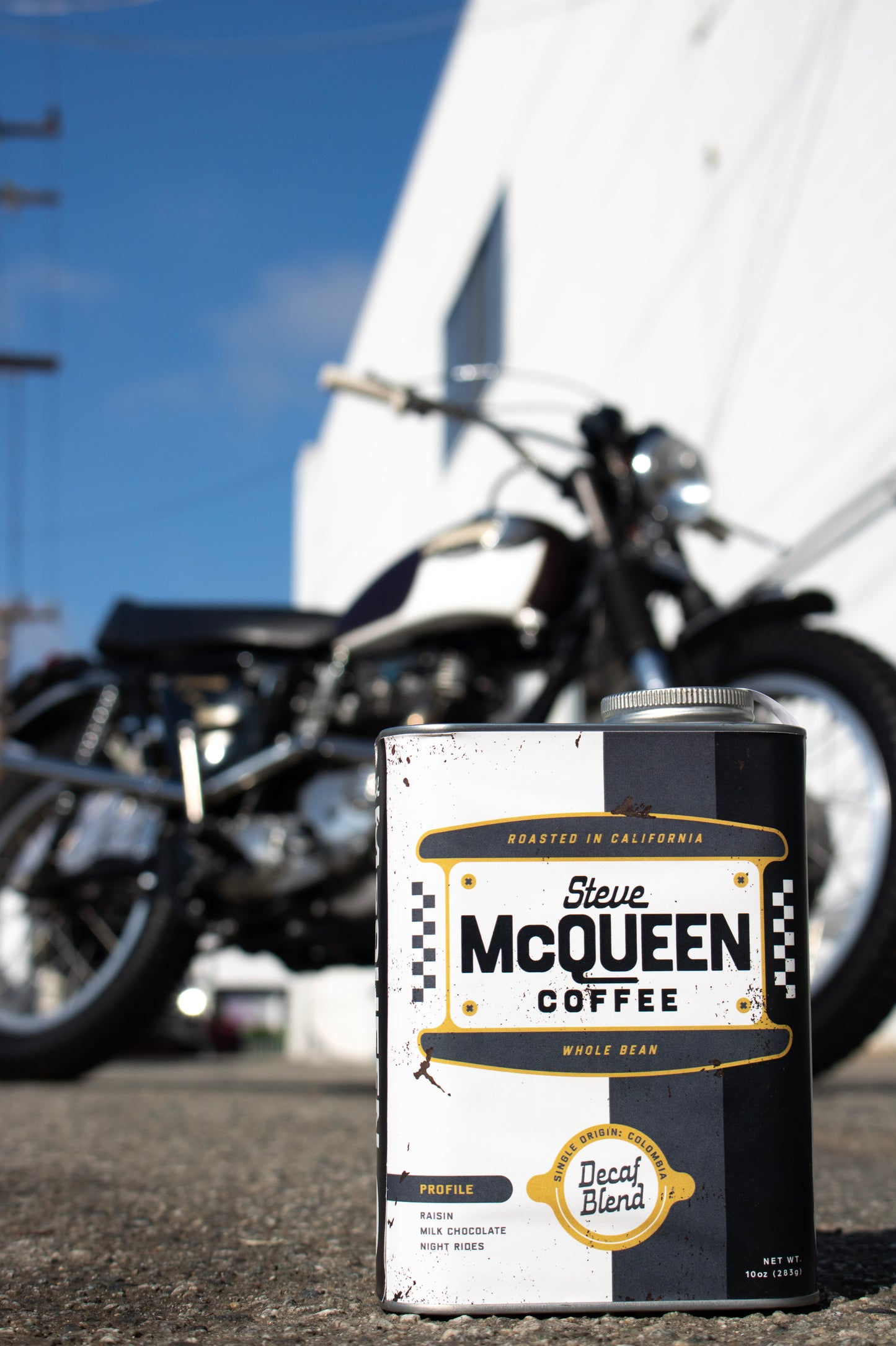 Steve McQueen Decaf Blend Whole Bean Coffee Coffee