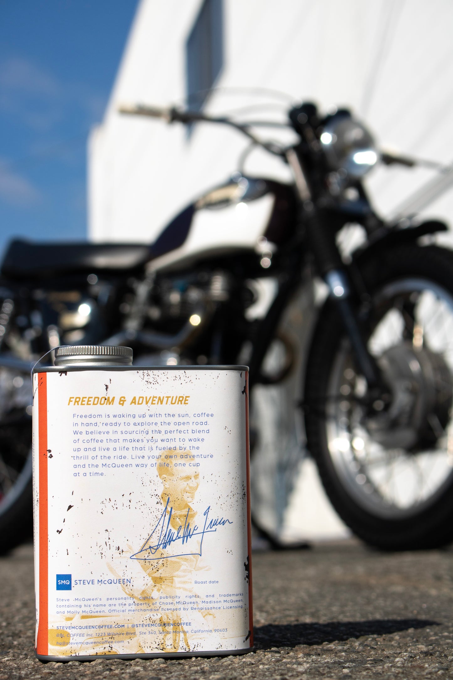 Steve McQueen Smooth Blend Whole Bean Coffee